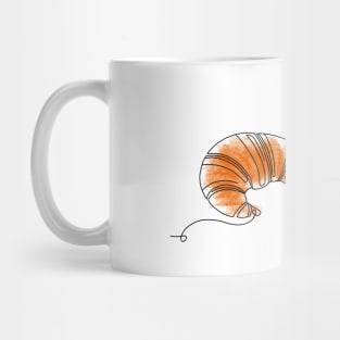 Croissant and Tea Mug